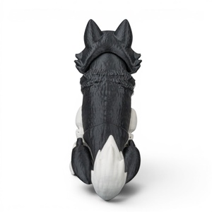 Niko, a játékos szibériai husky flexi figura mozgatható végtagokkal - játék & sport - plüssállat & játékfigura - kutya - Meska.hu