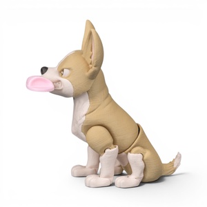Pepper, a harcias csivava flexi figura papuccsal a szájában - játék & sport - plüssállat & játékfigura - kutya - Meska.hu