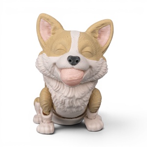 Willow, a mosolygós corgi flexi figura labdával a szájában - játék & sport - plüssállat & játékfigura - kutya - Meska.hu