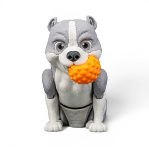 Diesel, a masszív amerikai Bully flexi figura tüskés labdával - játék & sport - plüssállat & játékfigura - kutya - Meska.hu