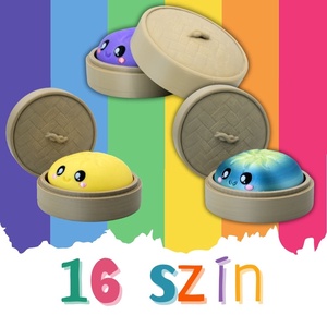 Dumpling Klikker Fidget Játék Meglepetés Színekkel - játék & sport - készségfejlesztő és logikai játék - oktató játékok - Meska.hu