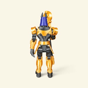 Mecha Anubisz asztali figura � beállítható pózokkal - otthon & életmód - dekoráció - dekoratív figurák és szobrok - Meska.hu