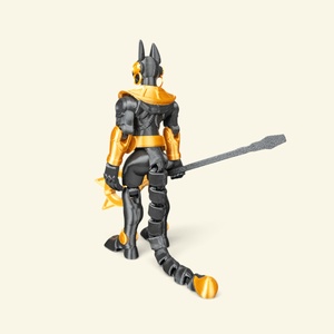 Mecha Bastet asztali figura � beállítható pózokkal - otthon & életmód - dekoráció - dekoratív figurák és szobrok - Meska.hu