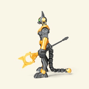 Mecha Bastet asztali figura � beállítható pózokkal - otthon & életmód - dekoráció - dekoratív figurák és szobrok - Meska.hu