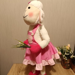 Bárányka - játék & sport - plüssállat & játékfigura - plüss bárány - Meska.hu