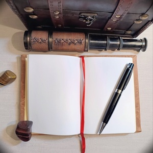 Domborított bőr notesz A6 - otthon & életmód - papír, írószer - jegyzetfüzet & napló - Meska.hu