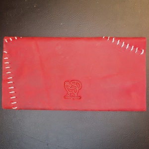 Patchwork bőr dohánytartó cigipapír zsebbel - táska & tok - pénztárca & más tok - dohánytasak & szütyő - Meska.hu