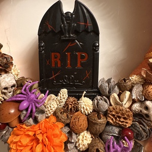 Halloween ajtodisz - otthon & életmód - dekoráció - halloween - halloweeni ajtódíszek és ablakdíszek - Meska.hu