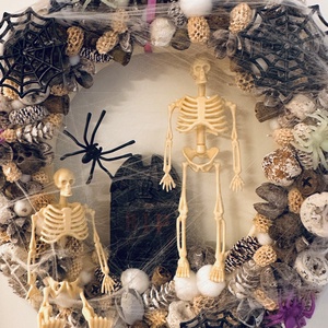 Halloweeni ajtokopogtato - Meska.hu