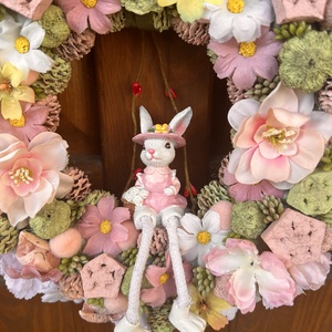 Húsvéti kopogtató - ünnepi díszek, dekorációk - húsvéti díszek és dekorációk - húsvéti ajtódísz, kopogtató - Meska.hu