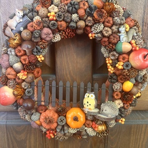 Őszi erdő, Otthon & Életmód, Dekoráció, Ajtó- és ablak dekoráció, Ajtódísz & Kopogtató, , MESKA