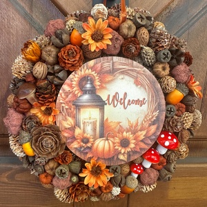 Welcome Autumn - otthon & életmód - dekoráció - ajtó- és ablak dekoráció - ajtódísz & kopogtató - Meska.hu