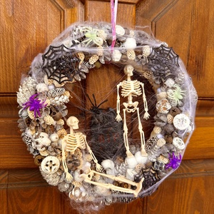 Halloweeni kopogtato - otthon & életmód - dekoráció - halloween - halloweeni ajtódíszek és ablakdíszek - Meska.hu
