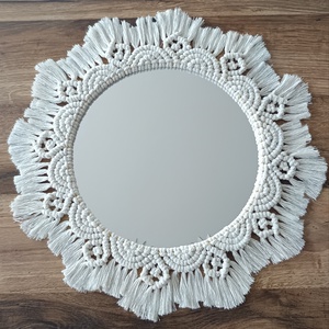 Makramé mandala, Otthon & Életmód, Dekoráció, Fali és függő dekoráció, Falra akasztható dekor, Csomózás, MESKA
