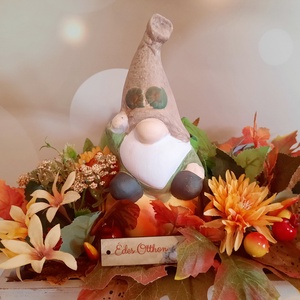 Őszi manó tökkel - otthon & életmód - dekoráció - asztal és polc dekoráció - asztaldísz - Meska.hu