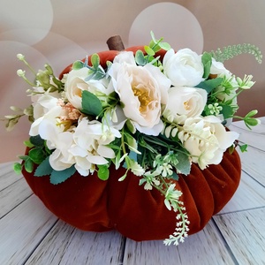 Textiltök virágokkal  - otthon & életmód - dekoráció - asztal és polc dekoráció - asztaldísz - Meska.hu Textiltök virágokkal  - otthon & életmód - dekoráció - asztal és polc dekoráció - asztaldísz - Meska.hu