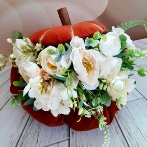 Textiltök virágokkal  - otthon & életmód - dekoráció - asztal és polc dekoráció - asztaldísz - Meska.hu Textiltök virágokkal  - otthon & életmód - dekoráció - asztal és polc dekoráció - asztaldísz - Meska.hu