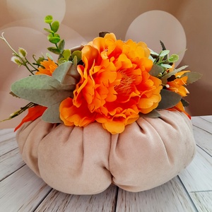 Textiltök virágokkal  - otthon & életmód - dekoráció - asztal és polc dekoráció - asztaldísz - Meska.hu Textiltök virágokkal  - otthon & életmód - dekoráció - asztal és polc dekoráció - asztaldísz - Meska.hu