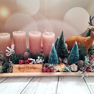 Téli pillanat adventi dekor - Meska.hu