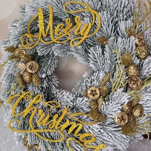 Adventi kopogtató Merry Christmas - karácsony - karácsonyi lakásdekoráció - karácsonyi ajtódíszek - Meska.hu