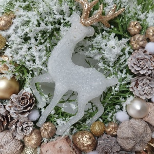 Szarvasos kopogtató - otthon & életmód - dekoráció - ajtó- és ablak dekoráció - ajtódísz & kopogtató - Meska.hu