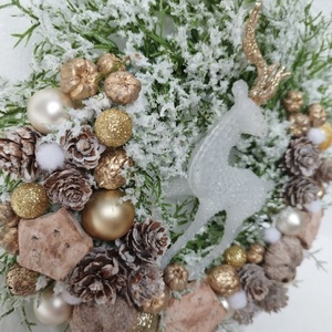 Szarvasos kopogtató - otthon & életmód - dekoráció - ajtó- és ablak dekoráció - ajtódísz & kopogtató - Meska.hu