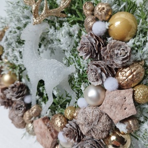 Szarvasos kopogtató - otthon & életmód - dekoráció - ajtó- és ablak dekoráció - ajtódísz & kopogtató - Meska.hu