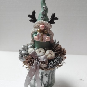 Manós karácsonyi dísz - karácsony - karácsonyi lakásdekoráció - karácsonyi lakásdíszek - Meska.hu