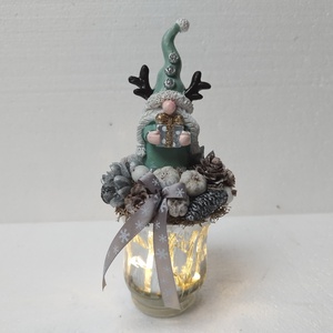 Manós karácsonyi dísz, Karácsony, Karácsonyi lakásdekoráció, Karácsonyi lakásdíszek, Virágkötés, Mindenmás, MESKA