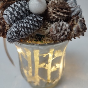 Sünis karácsonyi dísz - karácsony - karácsonyi lakásdekoráció - karácsonyi lakásdíszek - Meska.hu