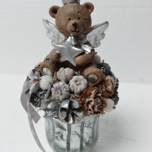 Macis karácsonyi dísz - karácsony - karácsonyi lakásdekoráció - karácsonyi lakásdíszek - Meska.hu