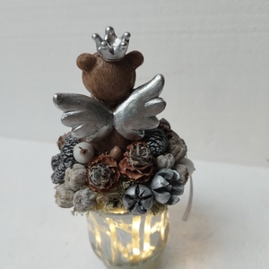 Macis karácsonyi dísz - karácsony - karácsonyi lakásdekoráció - karácsonyi lakásdíszek - Meska.hu