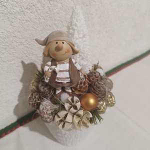 Manós asztaldísz  - karácsony - karácsonyi lakásdekoráció - karácsonyi lakásdíszek - Meska.hu