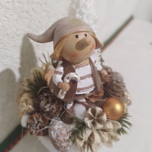 Manós asztaldísz  - karácsony - karácsonyi lakásdekoráció - karácsonyi lakásdíszek - Meska.hu