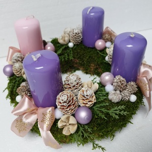 Adventi koszorú  - Meska.hu