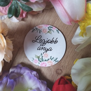 Anyák napjára fa tábla - kellékek & szerszámok - hobby fa alapanyag - egyéb fatermék - Meska.hu