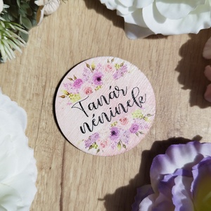 Tanár néninek, Tanárnőnek fa tábla  - Meska.hu