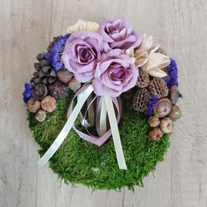 Moha koszorú 15cm (Sírdísz, kegyeleti dísz) - otthon & életmód - vallás - temetkezési tárgy - sírkoszorú, kegyeleti koszorú - Meska.hu