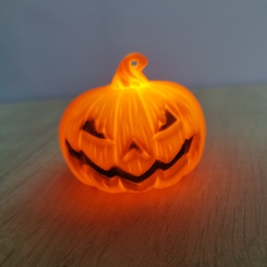 LEDes Halloween tökfej - kellékek & szerszámok - dekorációs kellékek - led-es fényfüzér - Meska.hu
