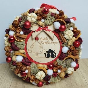 Cica kedvelőknek kopogtató piros - Meska.hu