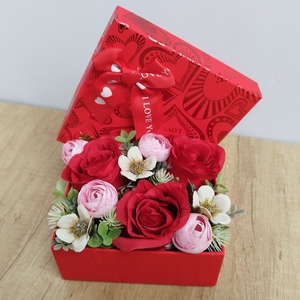 Valentin napi virágdoboz  - Meska.hu