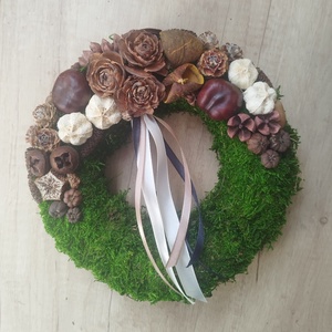 Moha koszorú 20cm (Sírdísz, kegyeleti dísz) - Meska.hu
