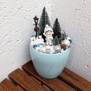 Karácsonyi asztaldísz, Karácsony, Adventi díszek, Adventi asztaldísz, Virágkötés, MESKA