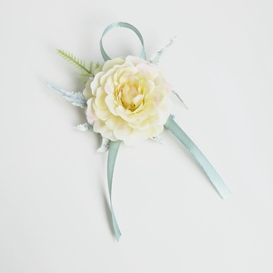 Esküvői kitűző esküvői bokréta vőlegény kitűző sárga, Esküvő, Kiegészítők, Kitűző, Virágkötés, MESKA