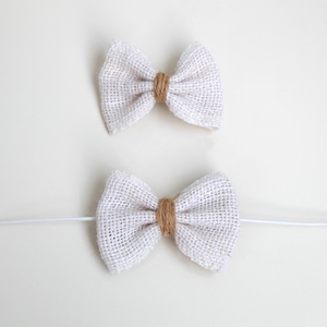 Menyasszonyi kontycsattos hajdísz csokornyakkendővel juta, Esküvő, Hajdísz, Kontydísz & Hajdísz, Virágkötés, MESKA