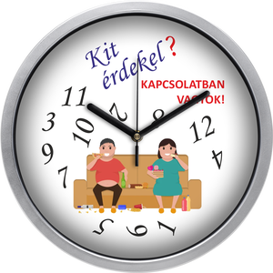 Falióra pároknak, 30 cm, Otthon & Életmód, Dekoráció, Fali és függő dekoráció, Falióra & óra, Mindenmás, MESKA