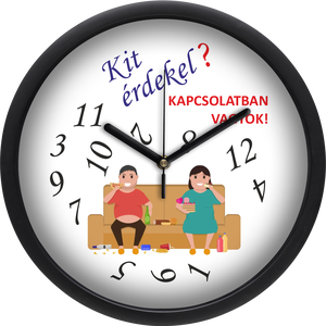 Falióra pároknak, 30 cm - otthon & életmód - dekoráció - fali és függő dekoráció - falióra & óra - Meska.hu