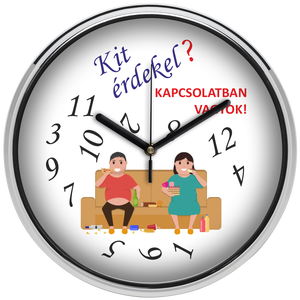 Falióra pároknak, 30 cm - otthon & életmód - dekoráció - fali és függő dekoráció - falióra & óra - Meska.hu