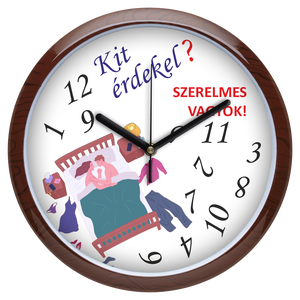 Falióra szerelmeseknek, 30 cm - otthon & életmód - dekoráció - fali és függő dekoráció - falióra & óra - Meska.hu