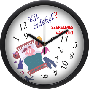 Falióra szerelmeseknek, 30 cm - otthon & életmód - dekoráció - fali és függő dekoráció - falióra & óra - Meska.hu